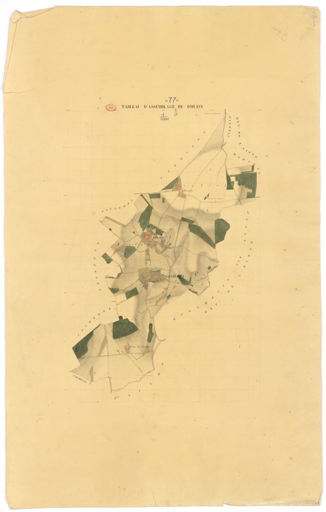 Tableau d'assemblage, 3 sections