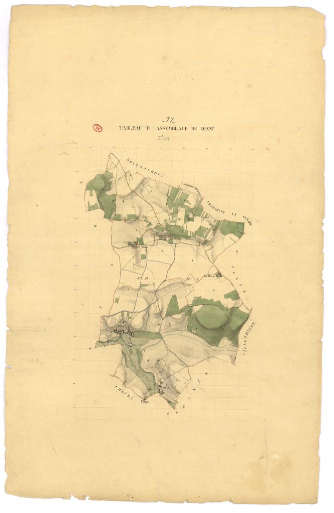 Tableau d'assemblage, 6 sections