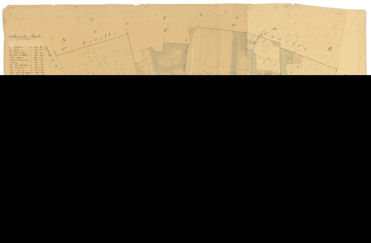 Section B dite de Joncheries, en 5 feuilles, 3eme feuille