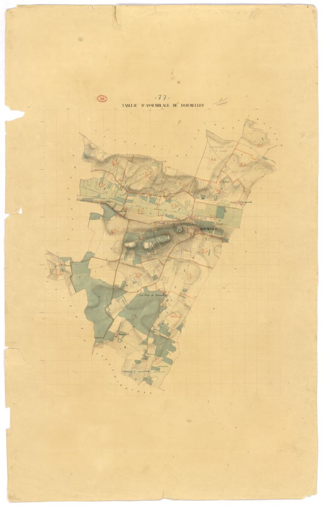 Tableau d'assemblage, 7 sections