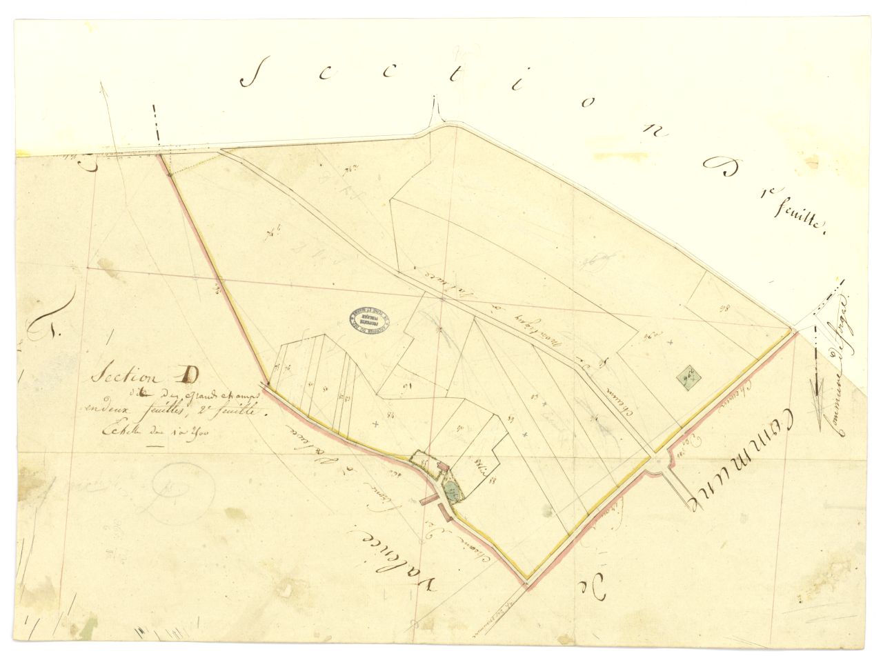 minute, section D, 2eme feuille