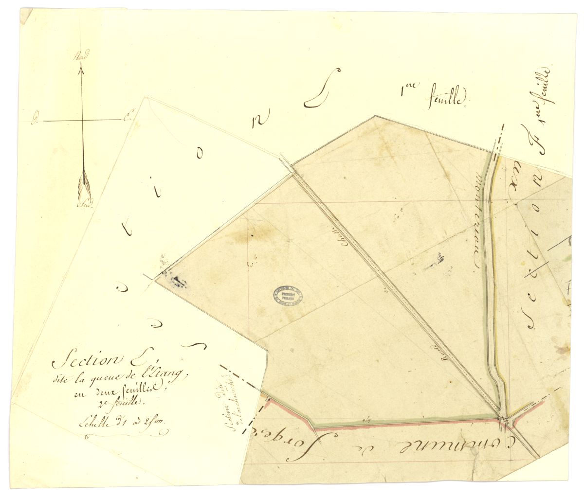 minute, section E, 2eme feuille