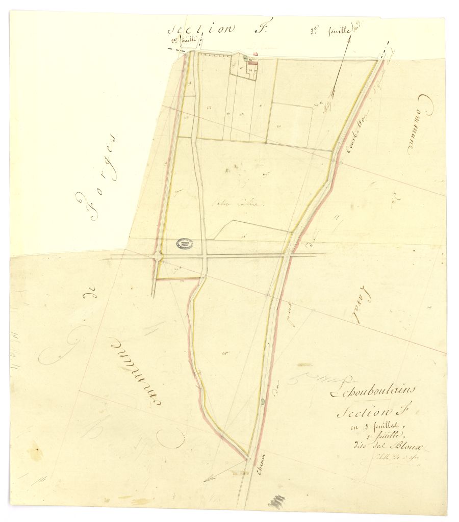 minute, section F, 2eme feuille