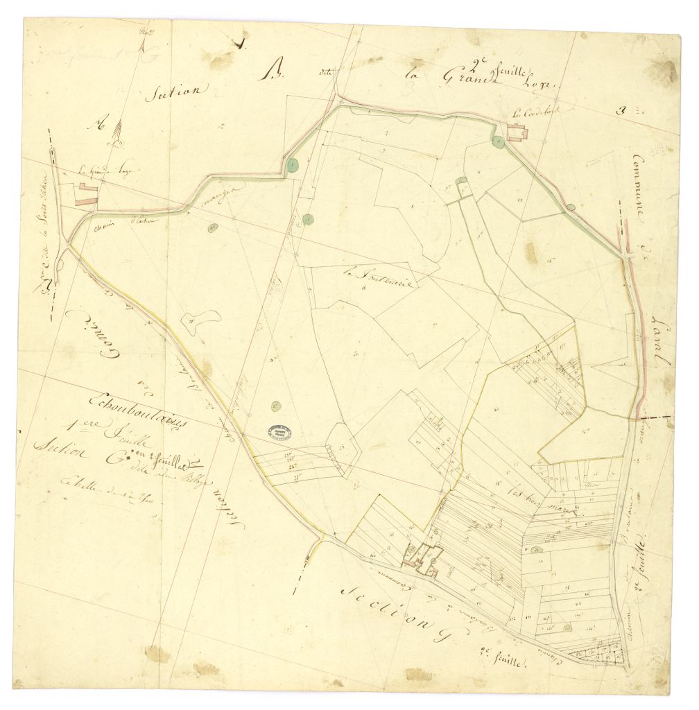 minute, section G, 1ere feuille