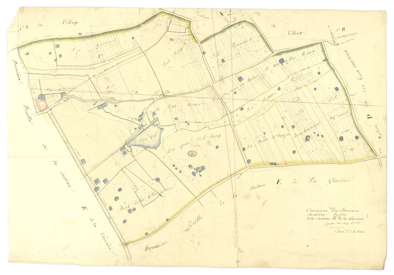 minute, section E, 2eme feuille