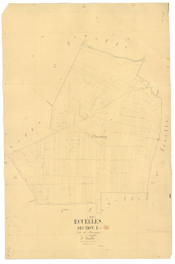 Section E dite de Ravanne, en 6 feuilles, 4eme feuille