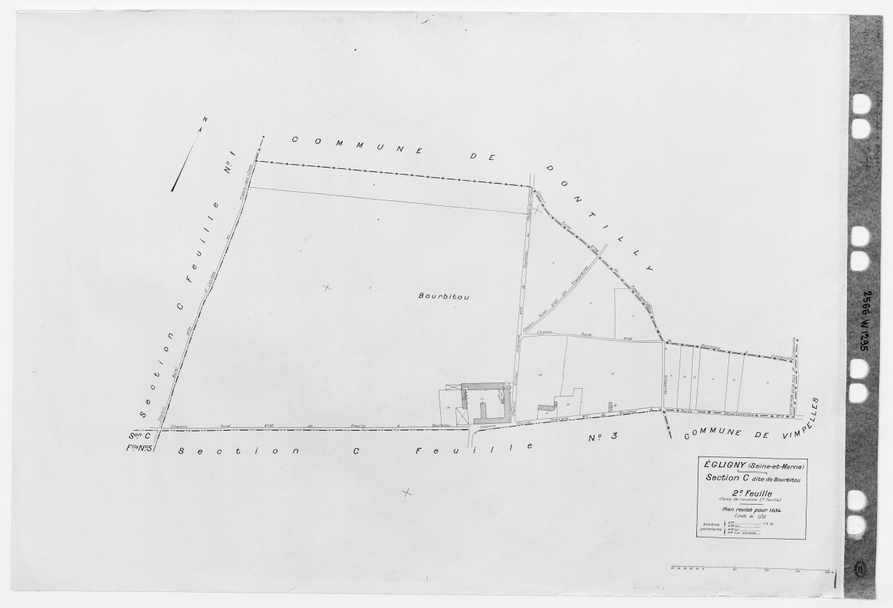 Section C dite de Bourbitou, 2eme feuille