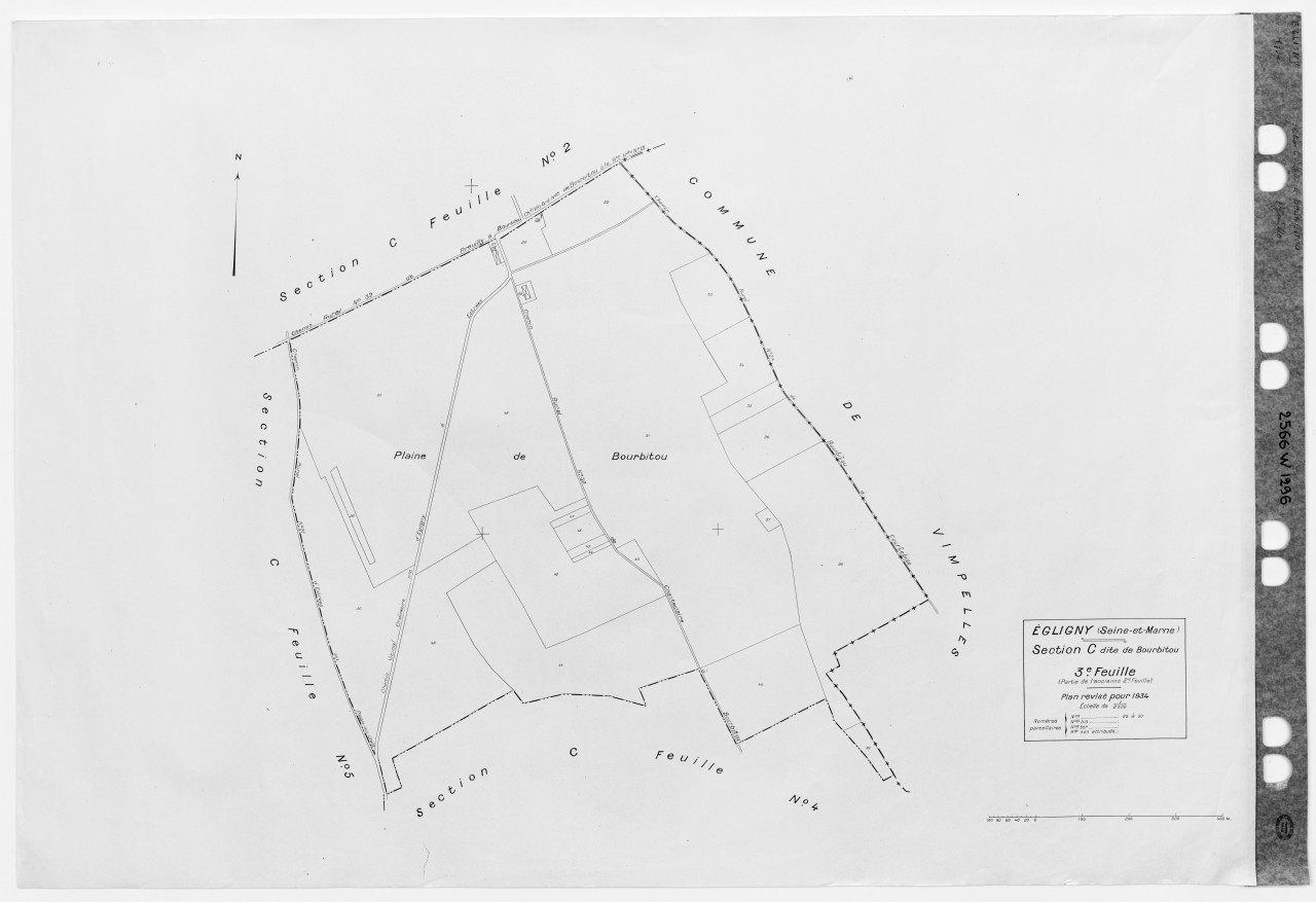 Section C dite de Bourbitou, 3eme feuille