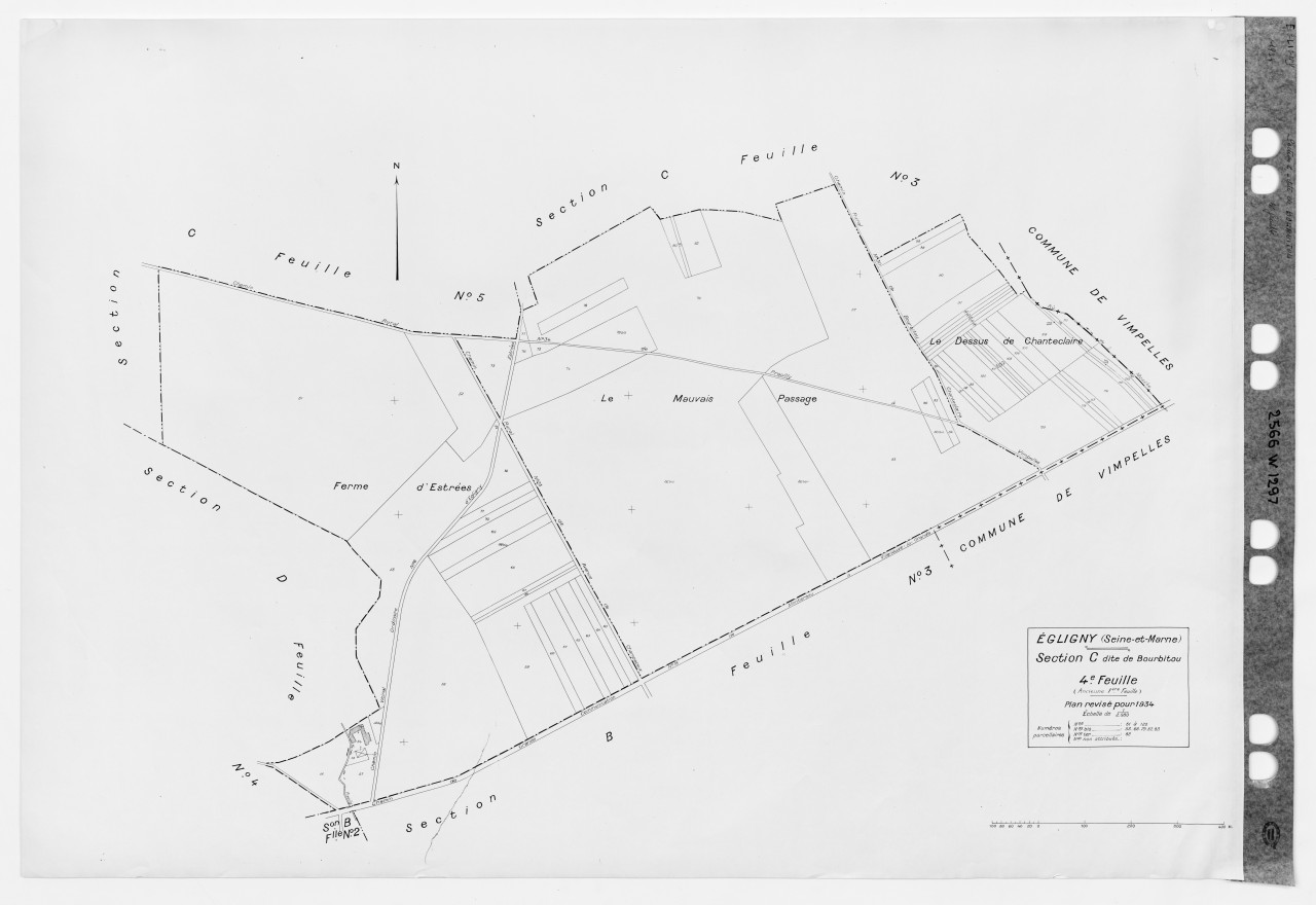 Section C dite de Bourbitou, 4eme feuille