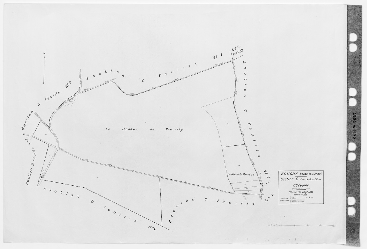 Section C dite de Bourbitou, 5eme feuille