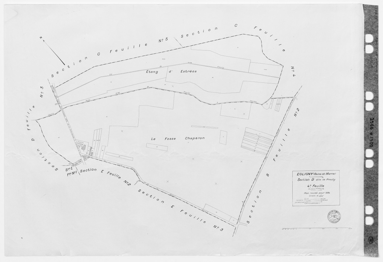 Section D dite de Preuilly, 4eme feuille