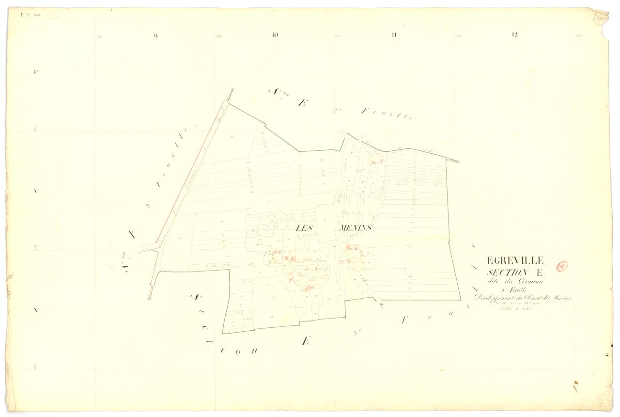 D�veloppement de la 3eme feuille de la section E