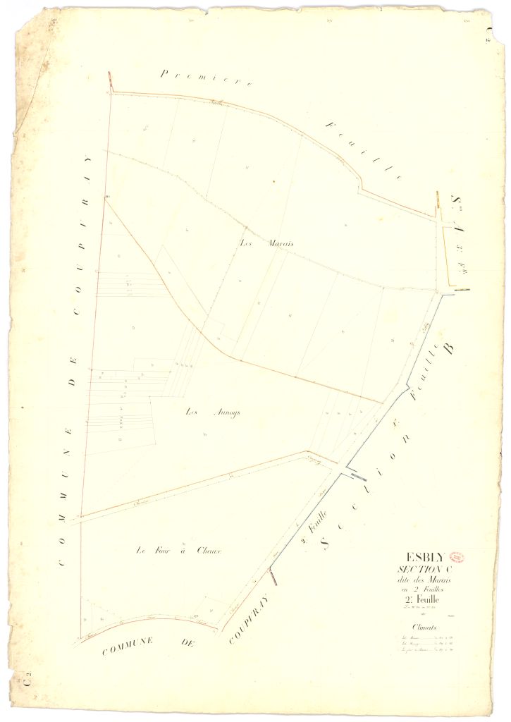 Section C dite des Marais, en 2 feuilles, 2eme feuille