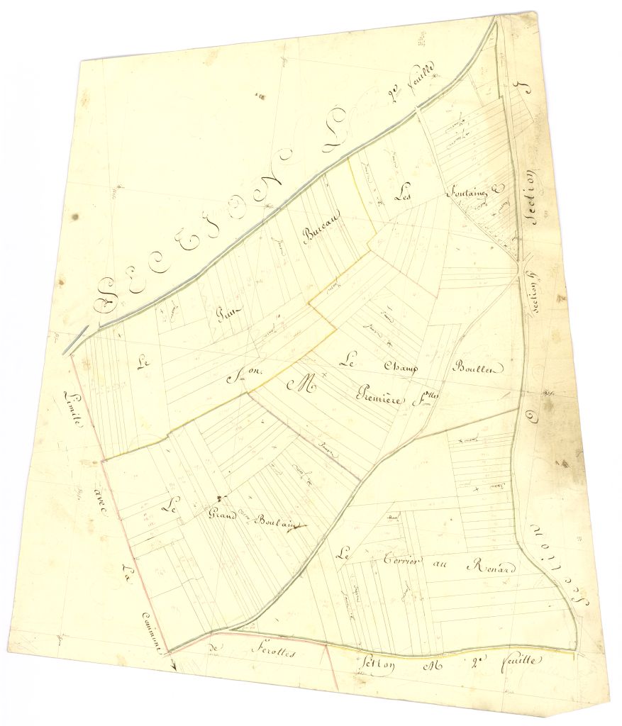 minute, section M, 1ere feuille