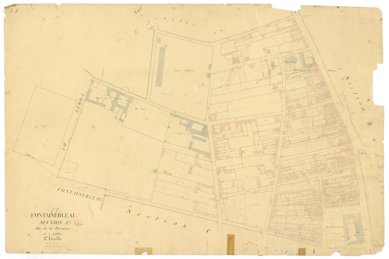 Section A dite de la Paroisse, en 2 feuilles, 2eme feuille