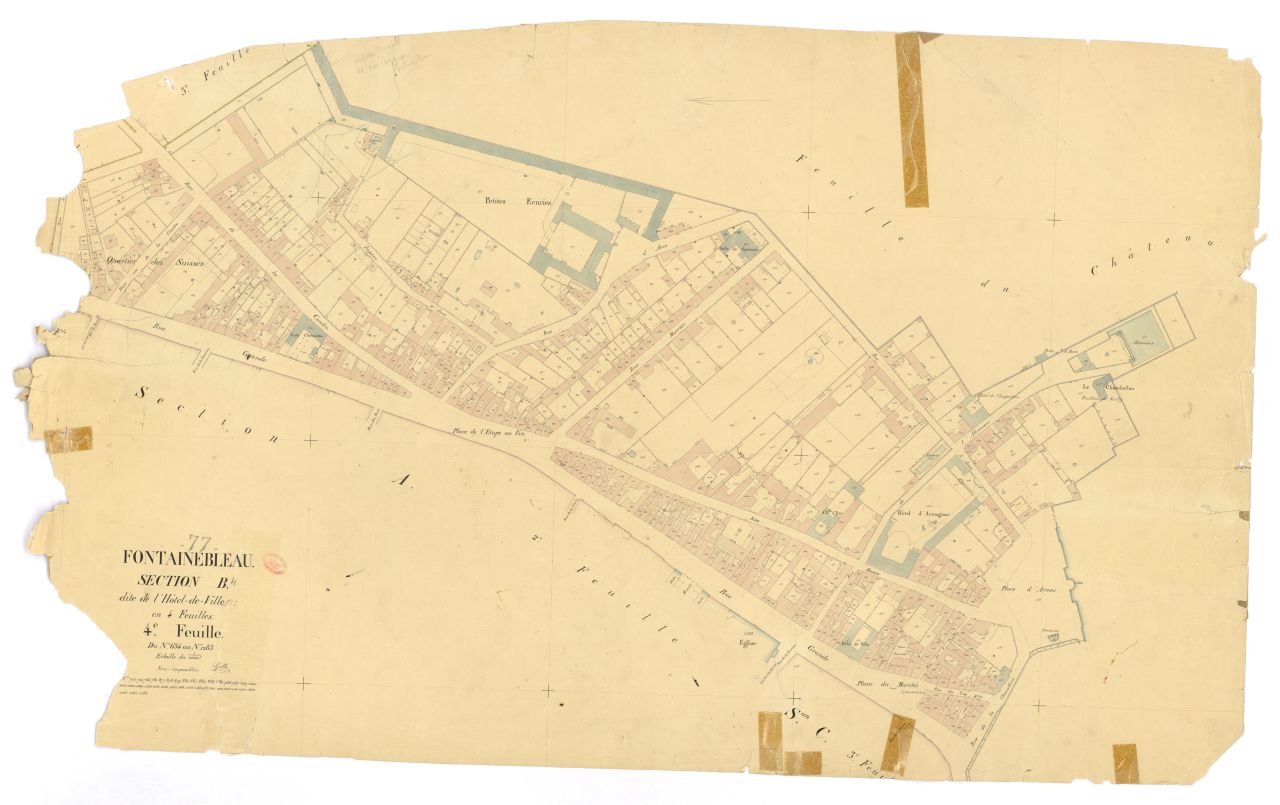 Section B dite de l'H�tel-de-Ville, en 4 feuilles, 4eme feuille