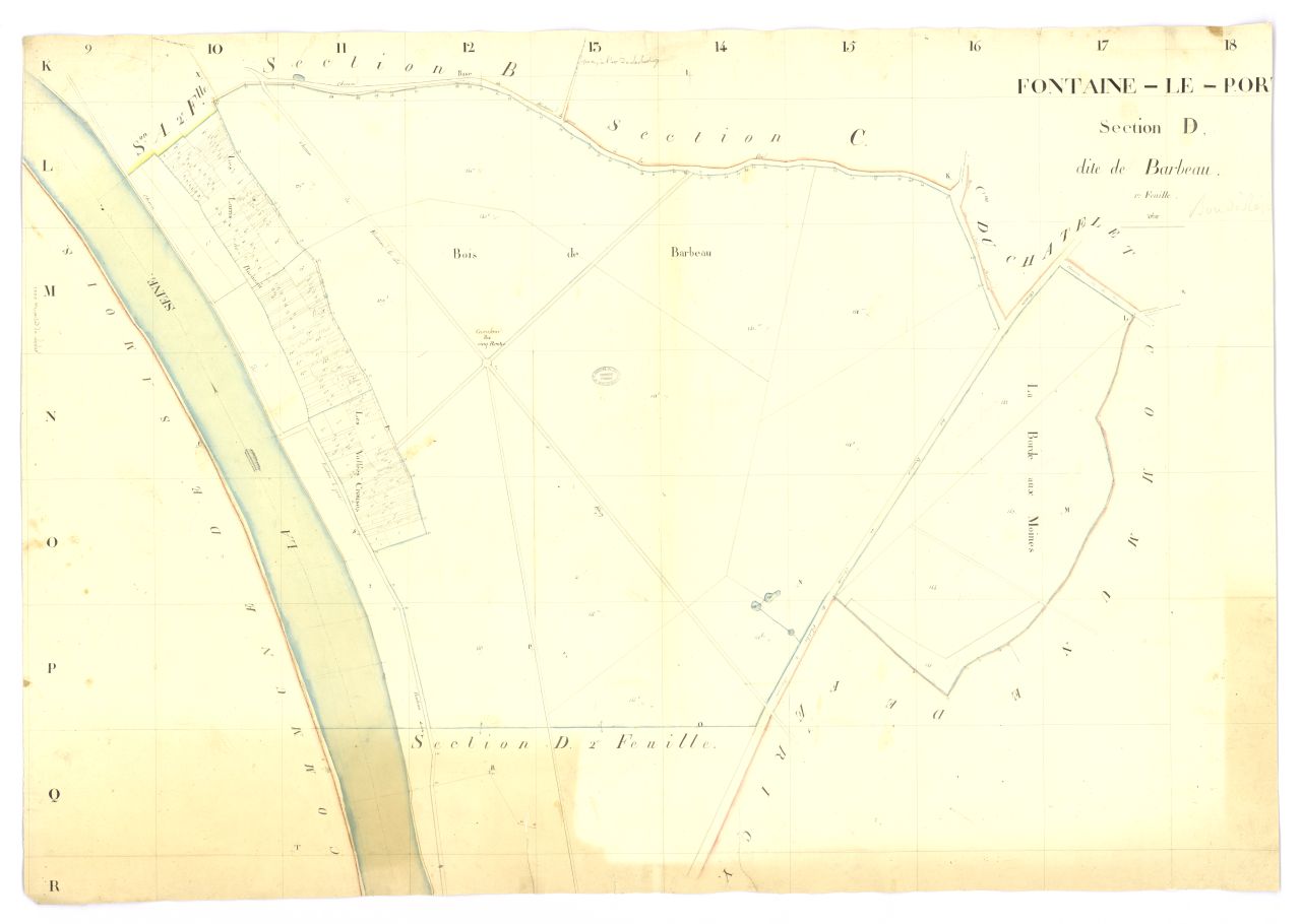 minute, section D, 1ere feuille