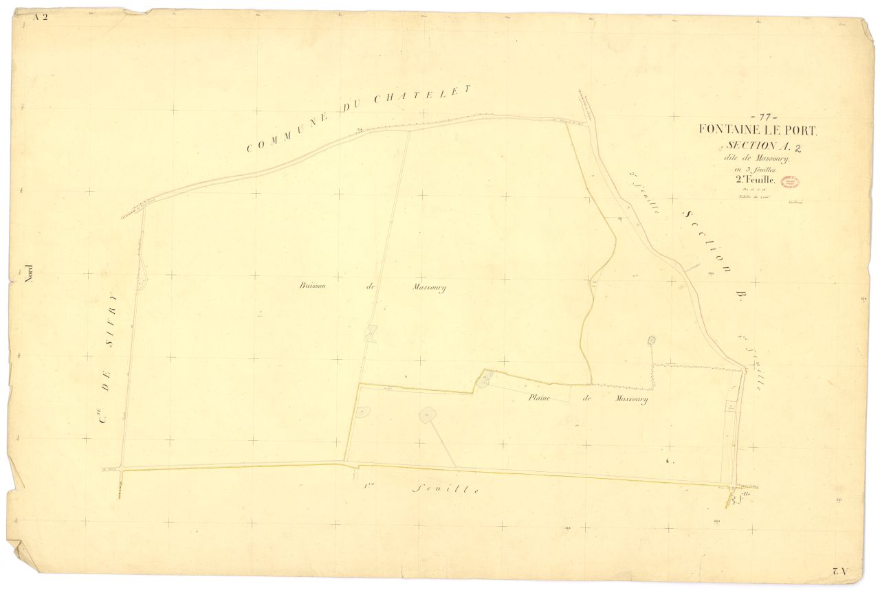 Section A dite de Massoury, en 3 feuilles, 2eme feuille