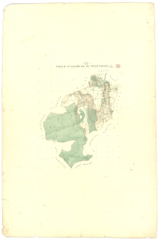 Tableau d'assemblage, 4 sections