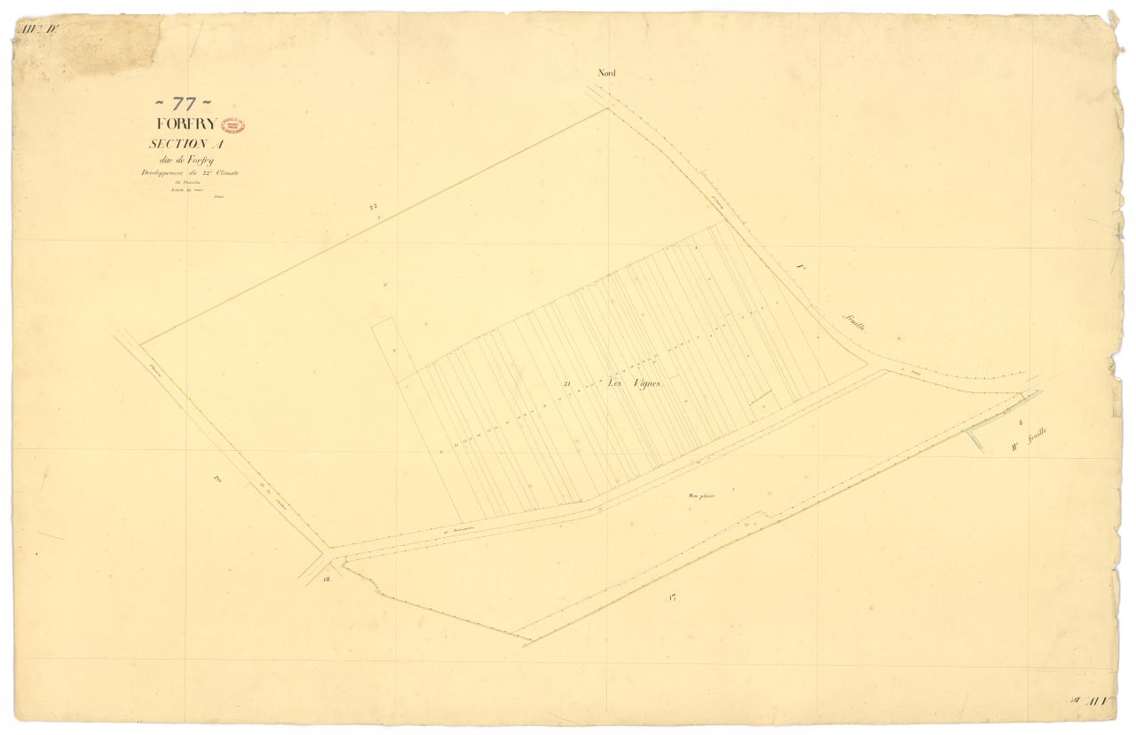 Developpement de la 4eme feuille de la section A