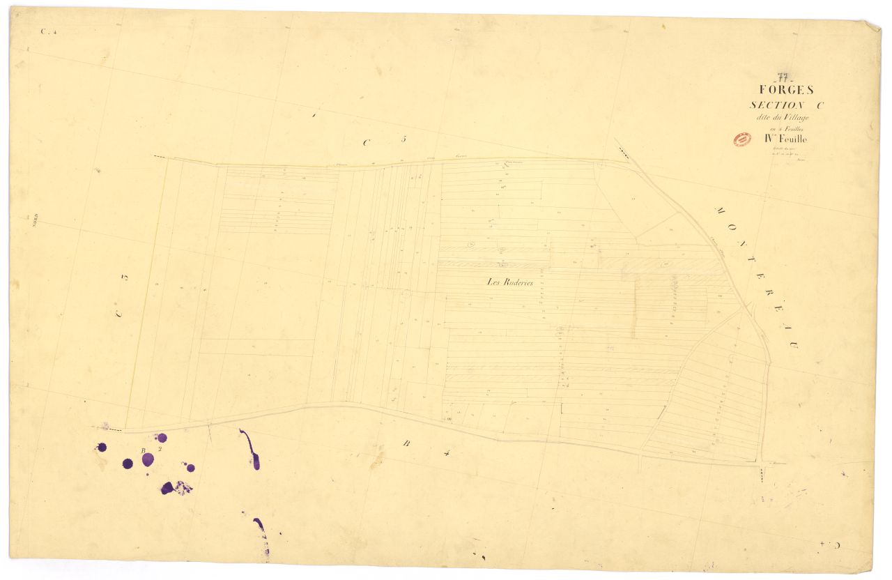 Section C dite du Village, en 6 feuilles, 4eme feuille