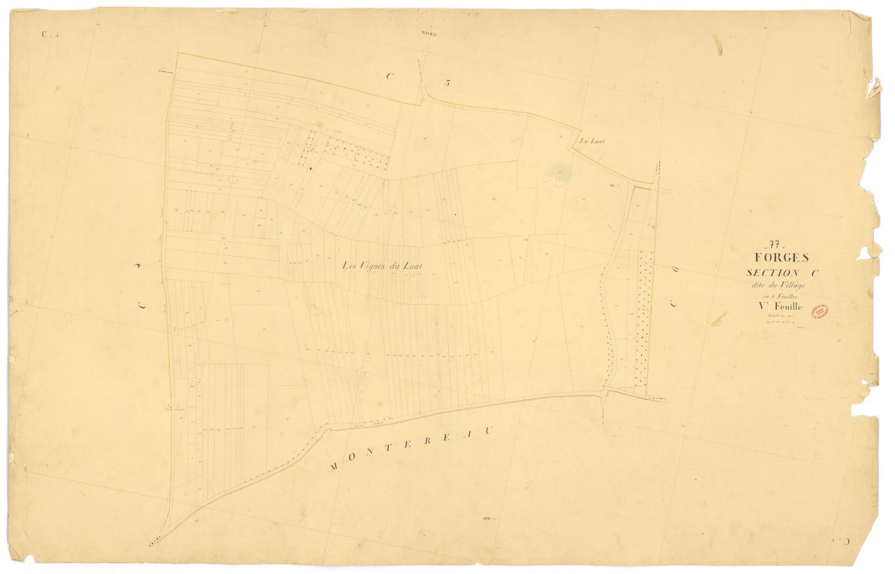 Section C dite du Village, en 6 feuilles, 5eme feuille