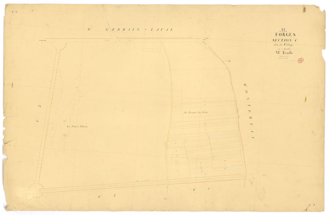 Section C dite du Village, en 6 feuilles, 6eme feuille