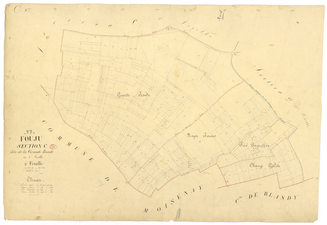 Section C dite de la Grande-Ronde, en 2 feuilles, 2eme feuille