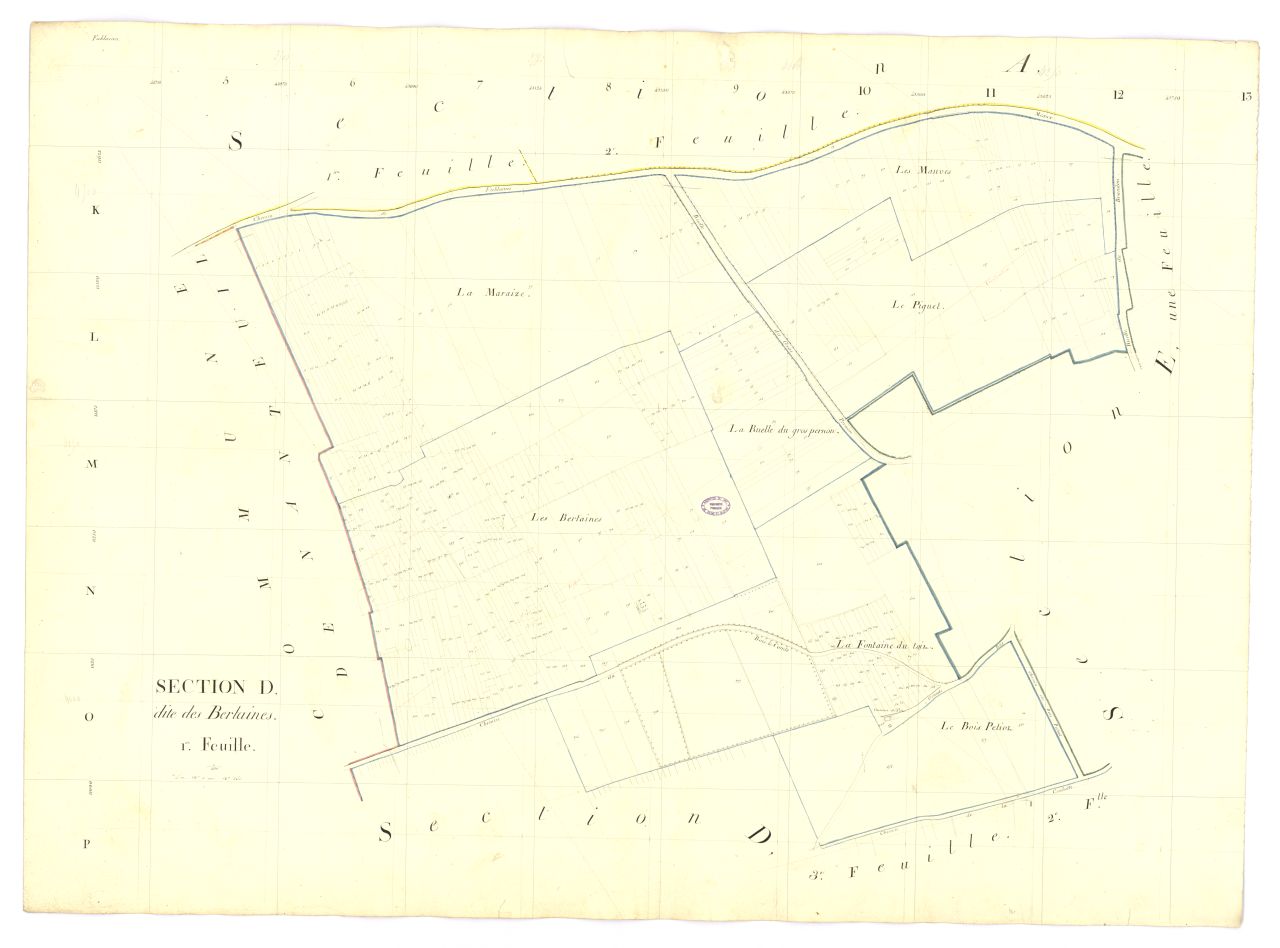 copie, section D, 1ere feuille