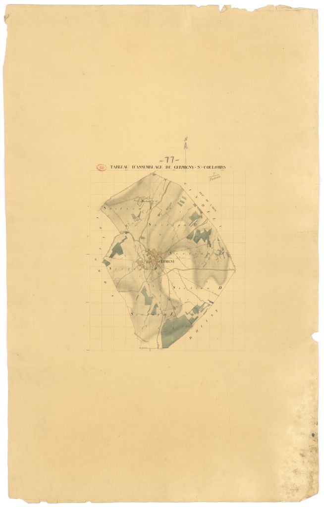 Tableau d'assemblage, 6 sections