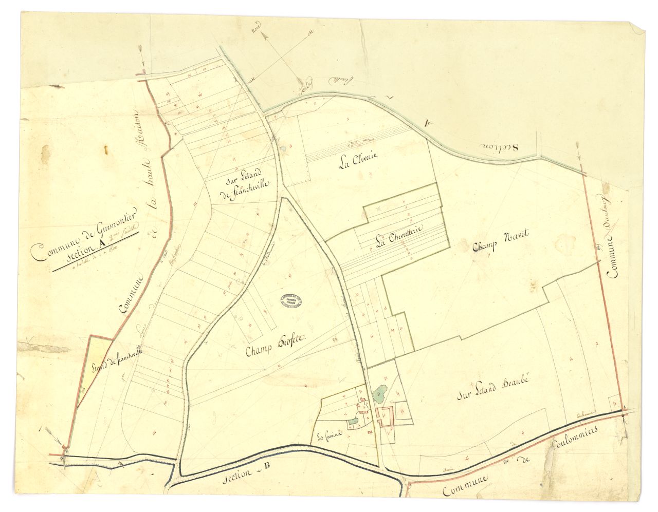 minute, section A, 2eme feuille