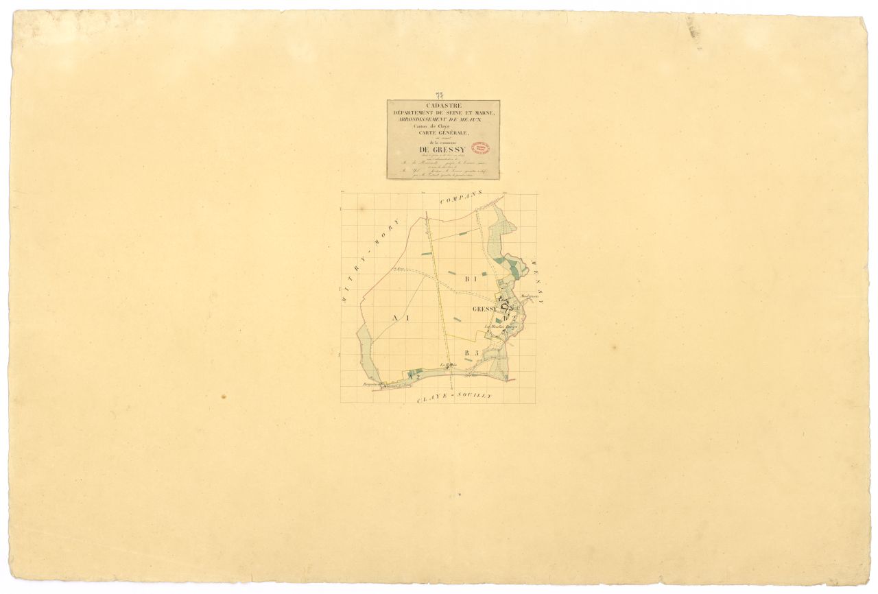 Tableau d'assemblage, 2 sections
