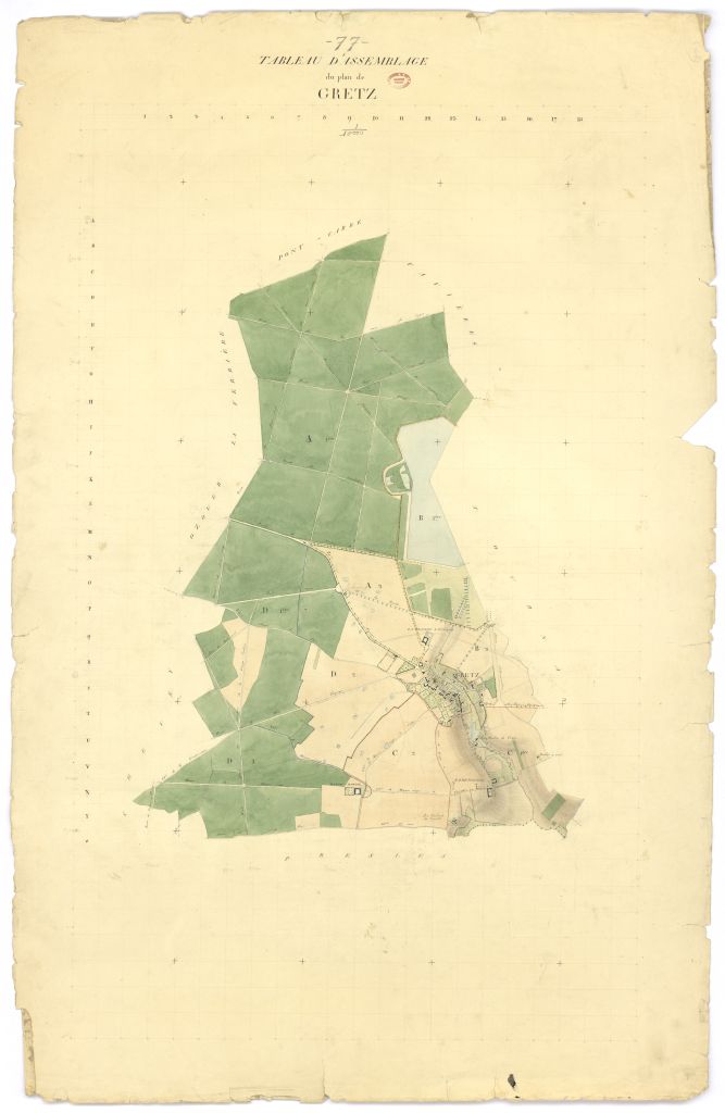 Tableau d'assemblage, 4 sections