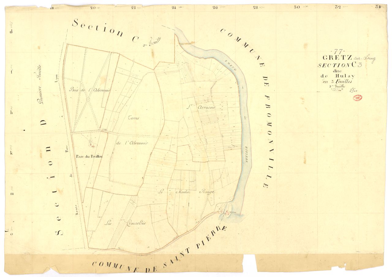 Section C dite de Hulay, en 3 feuilles, 3eme feuille