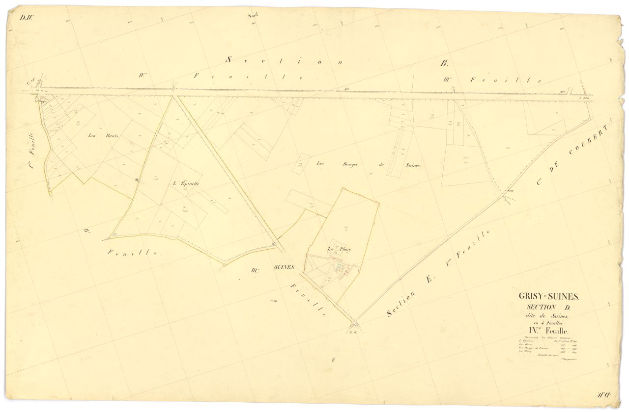 Section D dite de Suines, en 4 feuilles, 4eme feuille