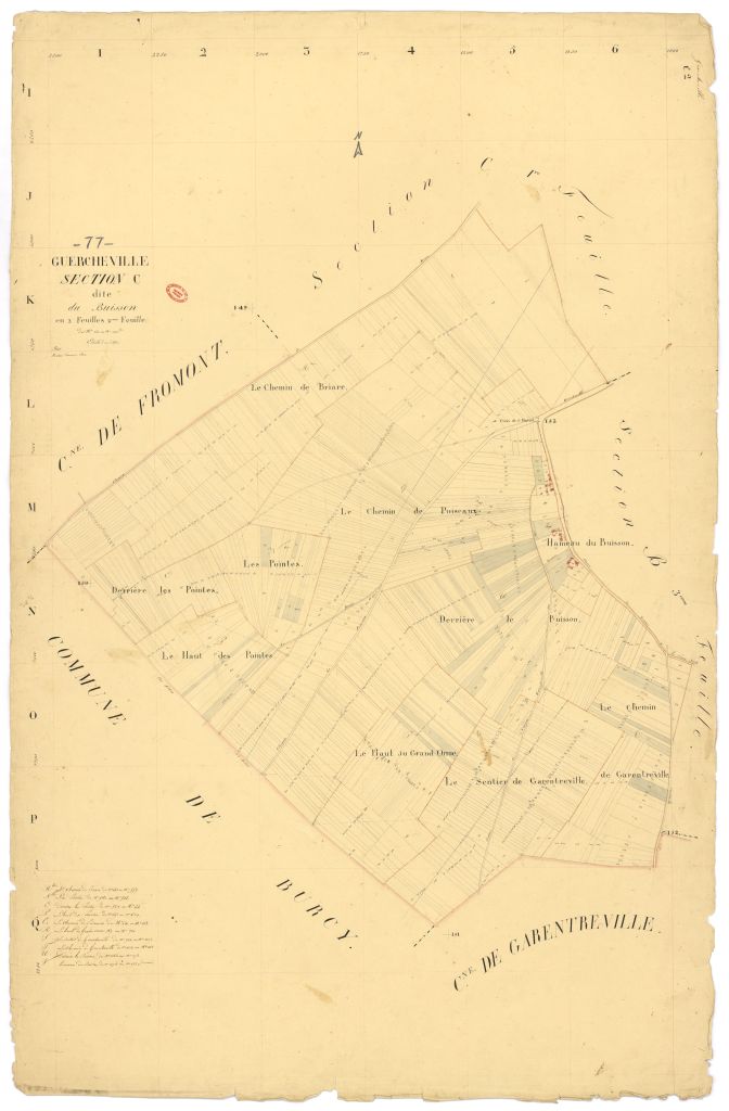 Section C dite du Buisson, en 2 feuilles, 2eme feuille