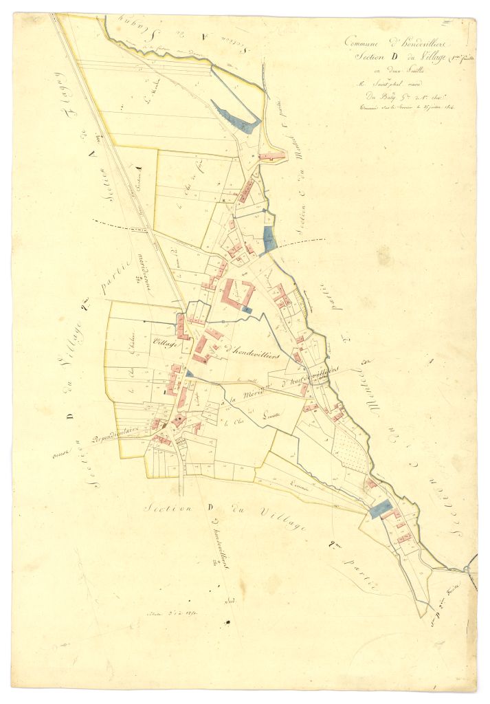 minute, section D, 1ere feuille