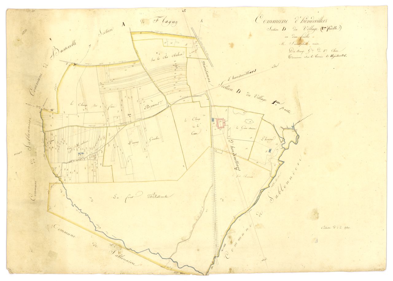 minute, section D, 2eme feuille