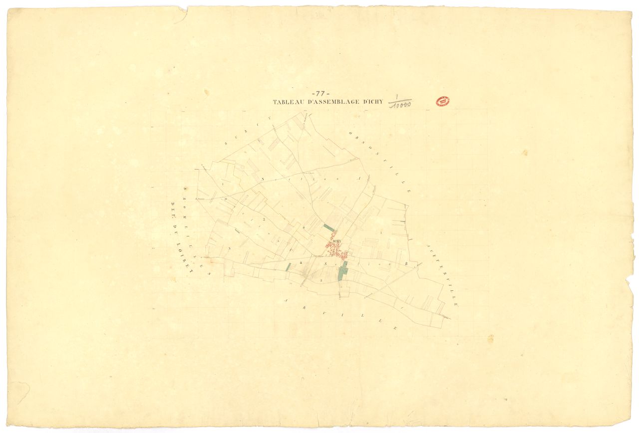 Tableau d'assemblage, 3 sections