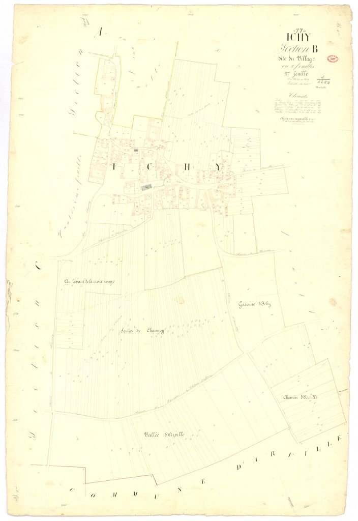 Section B dite du Village, en 2 feuilles, 2eme feuille