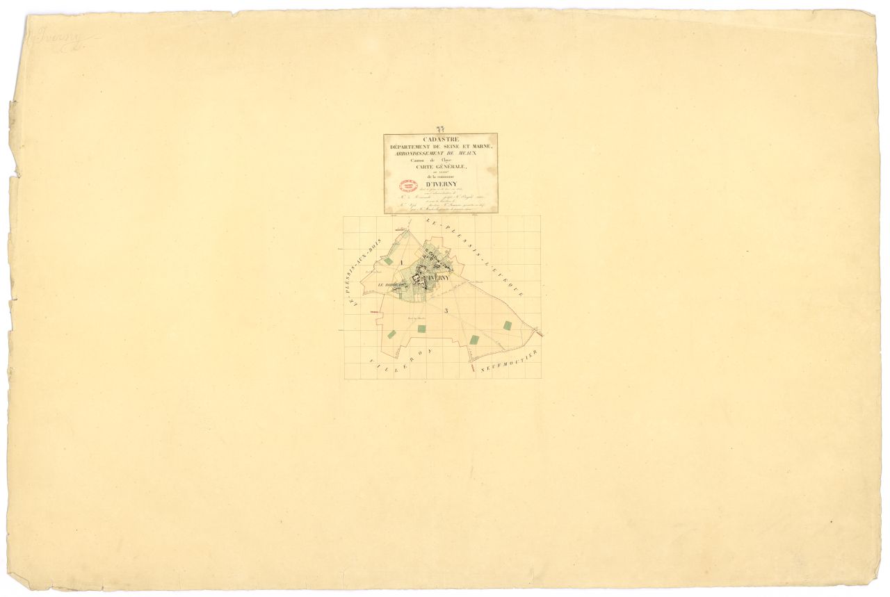 Tableau d'assemblage, section unique