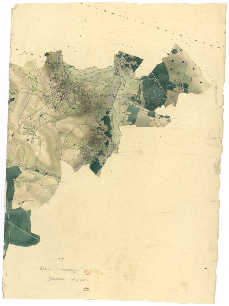 Tableau d'assemblage, 11 sections