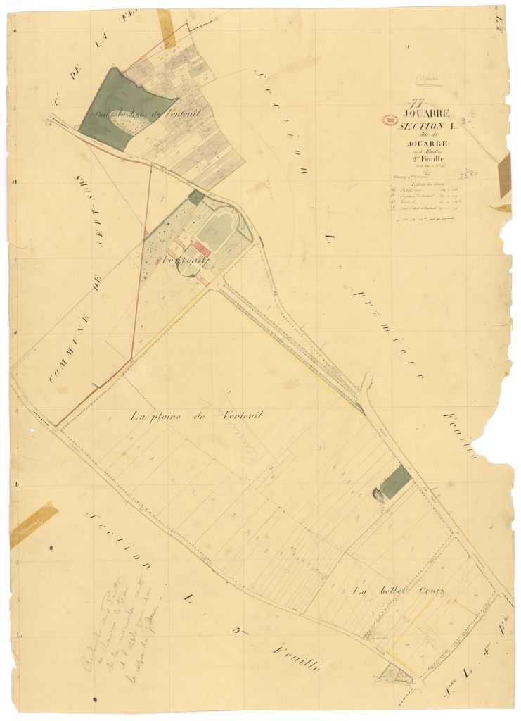 Section L dite de Jouarre, en 5 feuilles, 2eme feuille