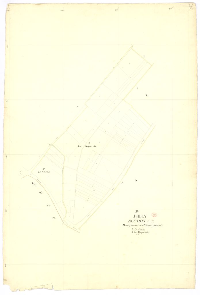 Developpement de la 1ere feuille de la section A