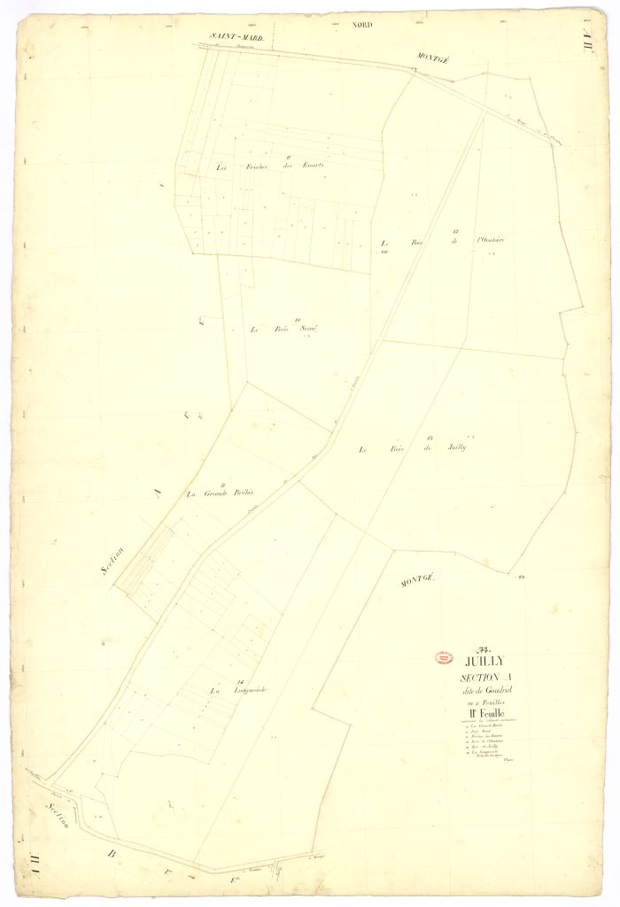Section A dite de Gaudriel, en 2 feuilles, 2eme feuille
