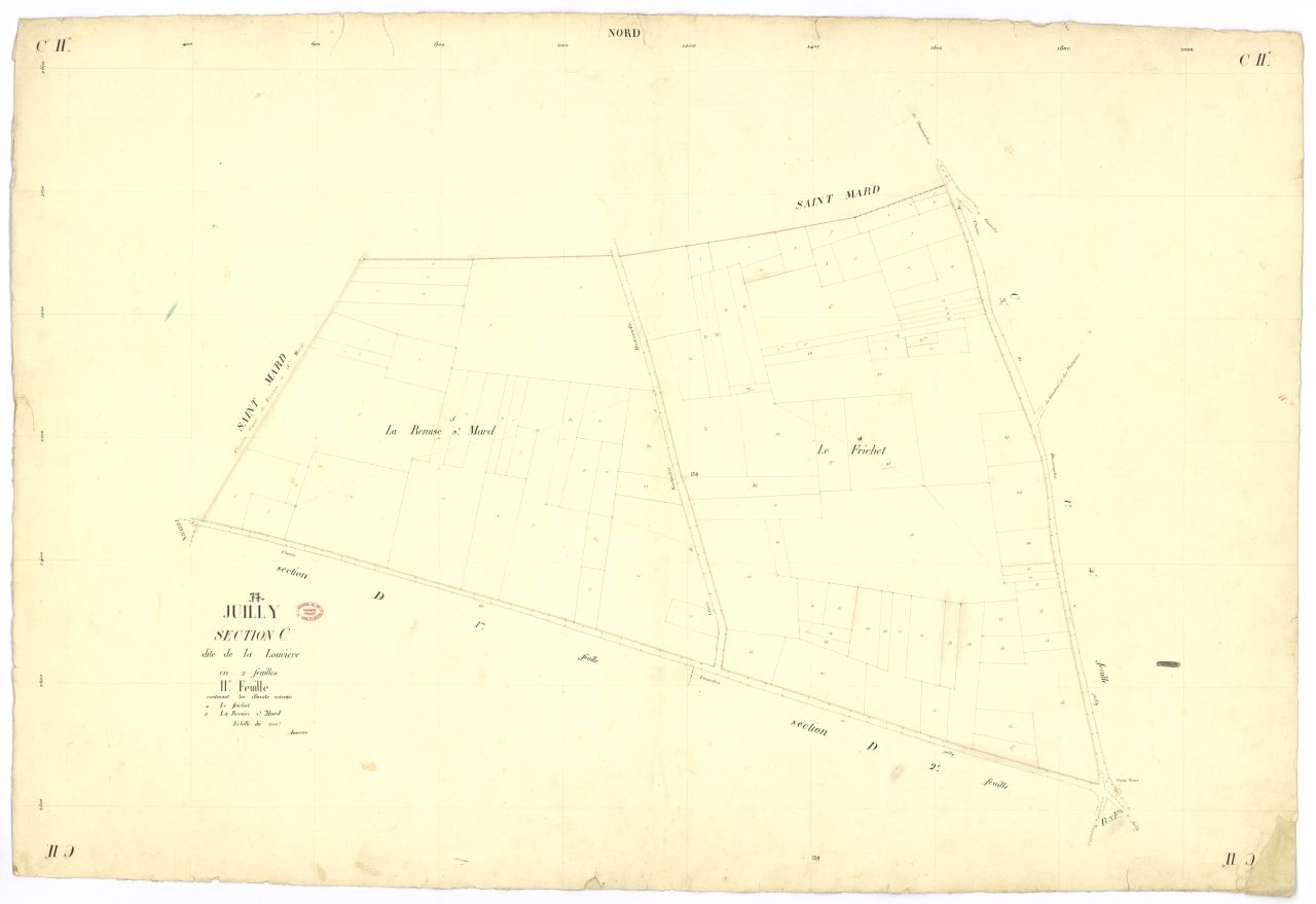 Section C dite de Louviere, en 2 feuilles, 2eme feuille