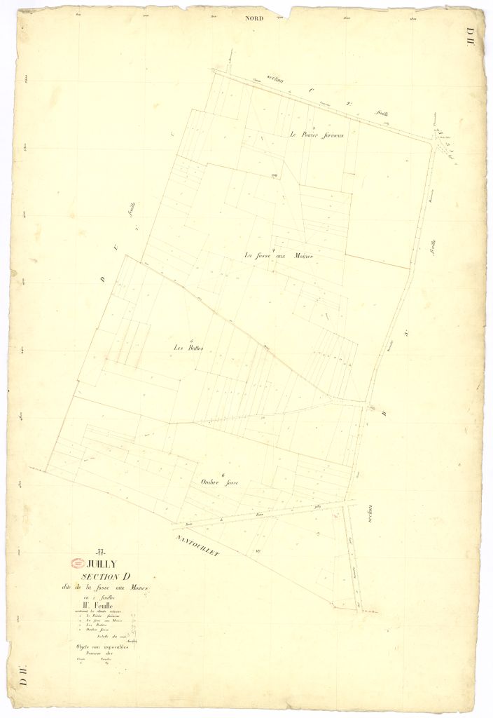 Section D dite de la Fosse-aux-Moines, en 2 feuilles, 2eme feuille