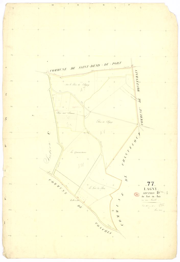 Section D dite du Fort-du-Bois, feuille unique