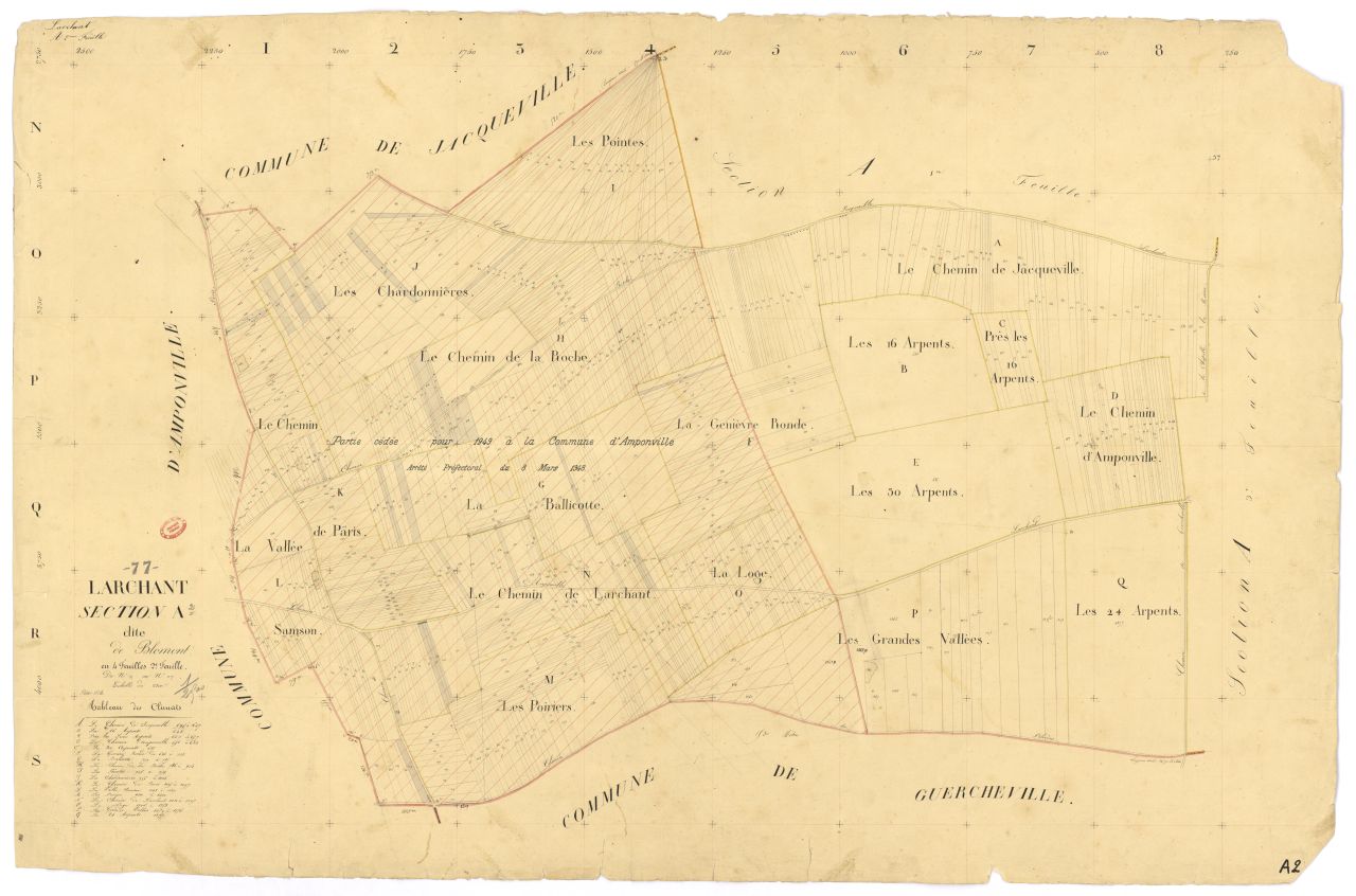 Section A dite de Blomont, en 4 feuilles, 2eme feuille