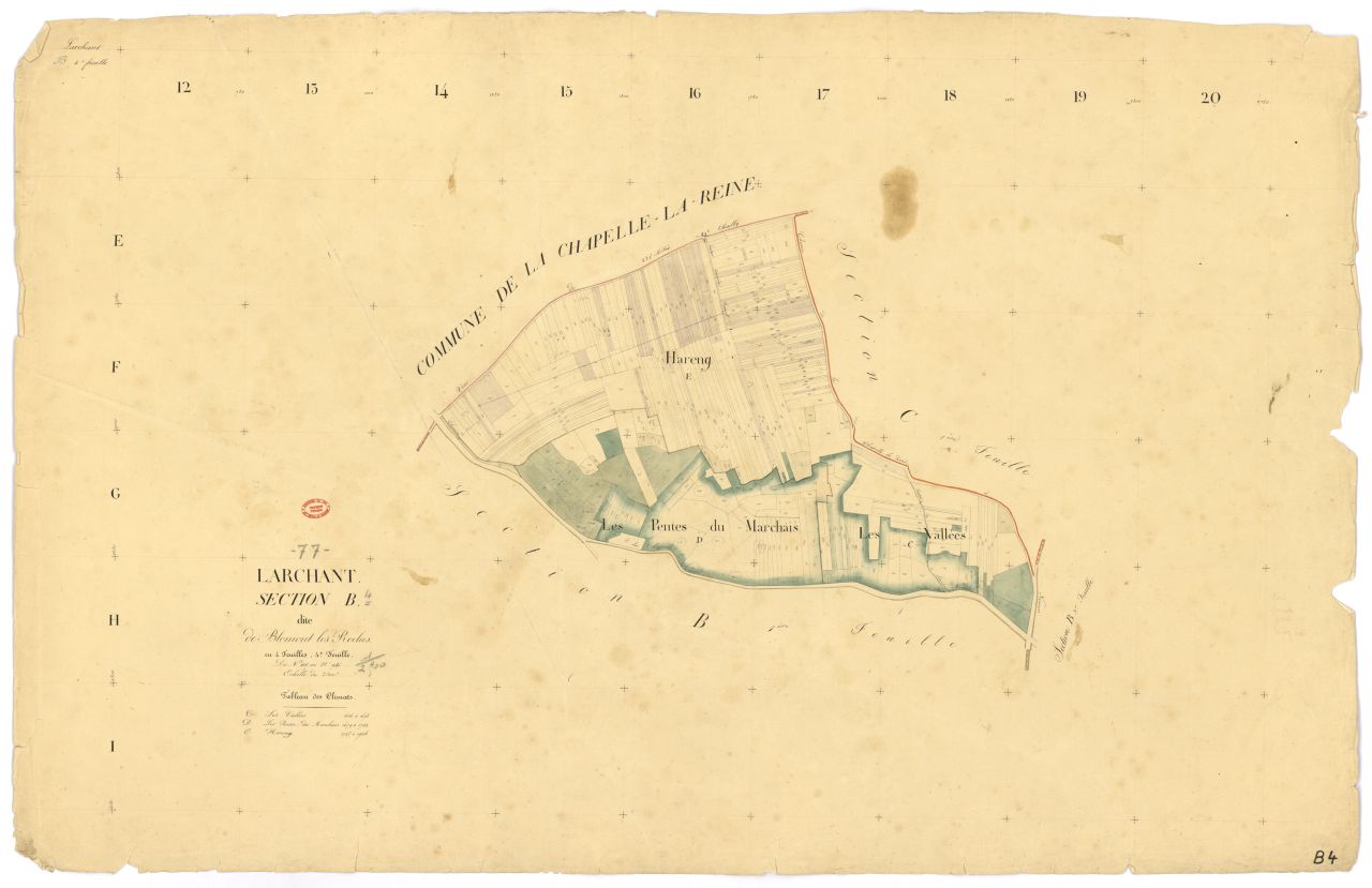Section B dite de Blomont-les-Roches, en 4 feuilles, 4eme feuille